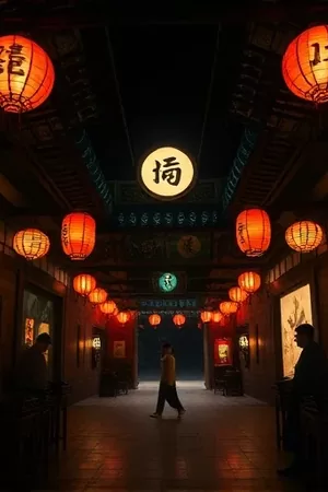 《雨巷照相馆》竖版海报，雨天橱窗里的老相机