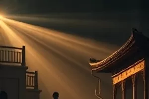 《拾光胶片社》横版画面，教室后排堆放的胶卷盒
